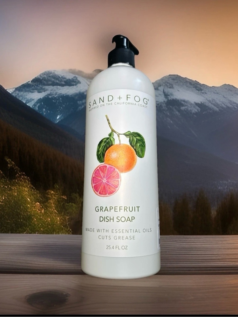 Grapefruit Dish Soap - White